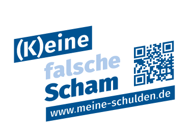 Projektlogo Keine falsche Scham www.meine-schulden.de